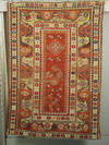 Appraisal: RUG - x - Antique Kazak rug in a Gorovan