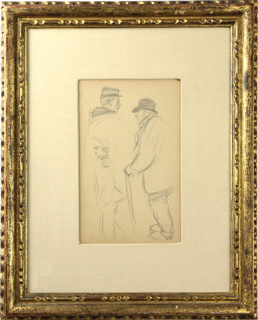 Appraisal: WORK ON PAPER ATTRIBUTED TO RAYMOND CROSBY Attributed to Raymond