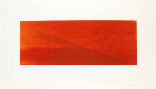 Appraisal: Edward Ruscha American born Roadmaster Lithograph in colors on Rives