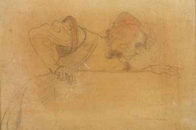 Appraisal: Armand Rassenfosse Belgian - Drawing of a young woman Pencil