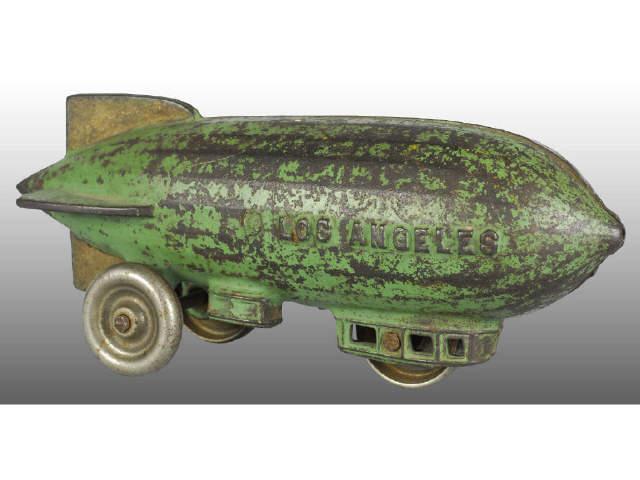 Appraisal: Cast Iron Kenton Los Angeles Blimp Toy Description Kenton blimp