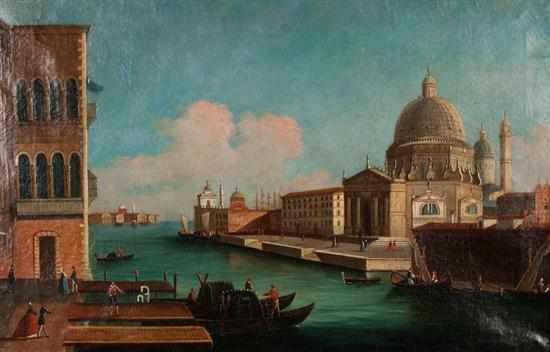 Appraisal: Artist Unknown th century View of Santa Maria della Salute