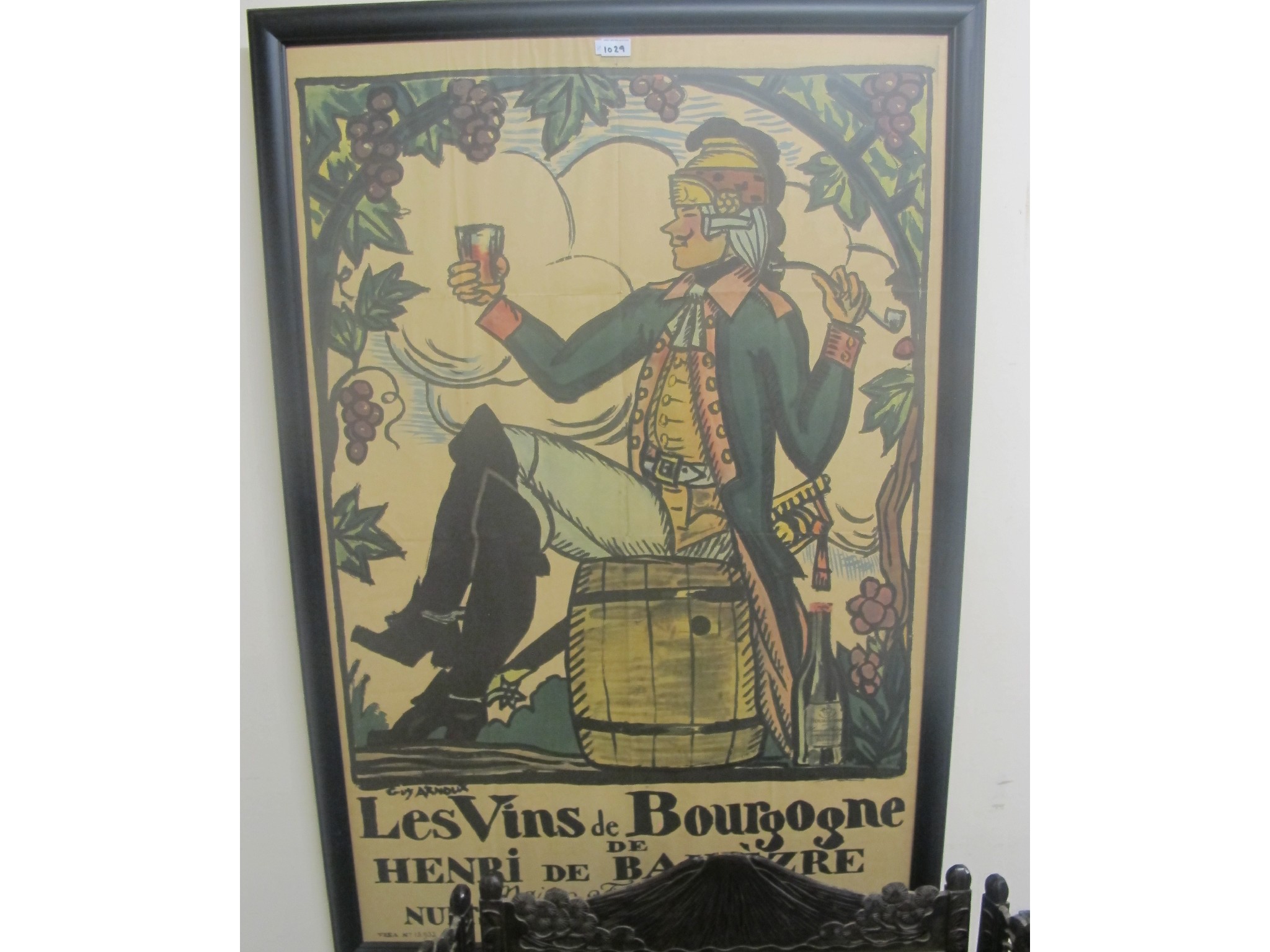 Appraisal: Poster - Les Vins de Bourgogne Paris