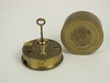 Appraisal: SEXTANT - th C rare brass pocket sextant unmarked with