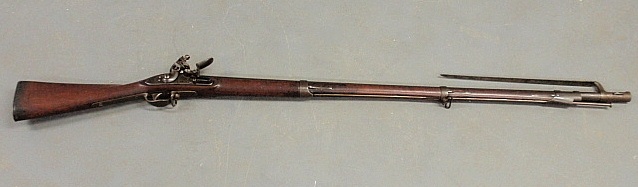 Appraisal: - U S Model caliber Springfield flintlock musket all original