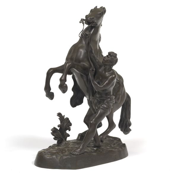 Appraisal: AFTER GUILLAUME COUSTOU FRENCH - x Marley Horse Bronze sculpture