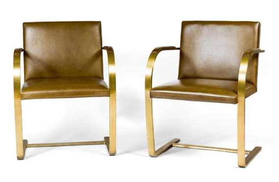 Appraisal: MIES VAN DER ROHE LUDWIG - SET OF TEN ARMCHAIRS