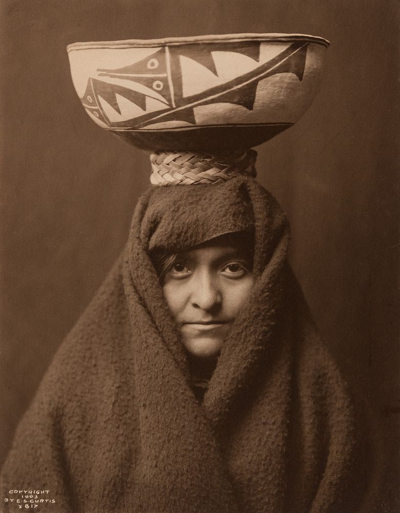 Appraisal: Edward Curtis A Zuni Woman Edward S Curtis - A