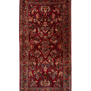 Appraisal: A Sarouk Wool Rug Circa feet x feet inches