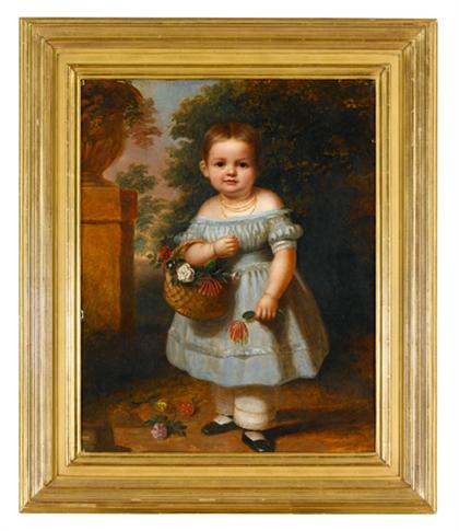 Appraisal: George Washington Conarroe - portrait of a little girl in