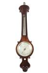 Appraisal: BAROMETER - Rosewood Banjo Form Barometer by C L Casella