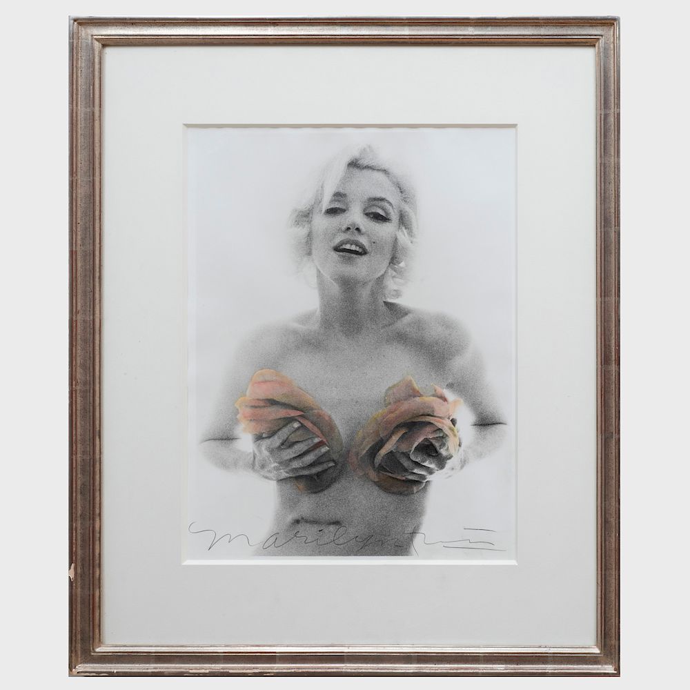 Appraisal: Bert Stern - Marilyn Digital pigment print with hand-tinting on