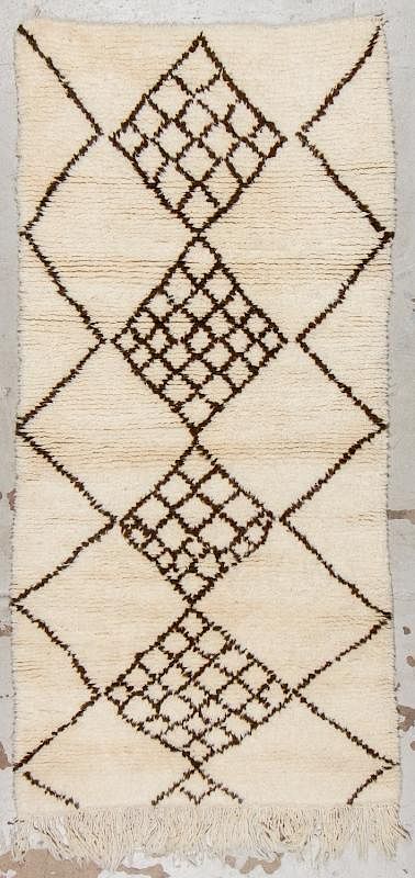 Appraisal: Modern Beni Ourain Rug Morocco ' '' x ' ''