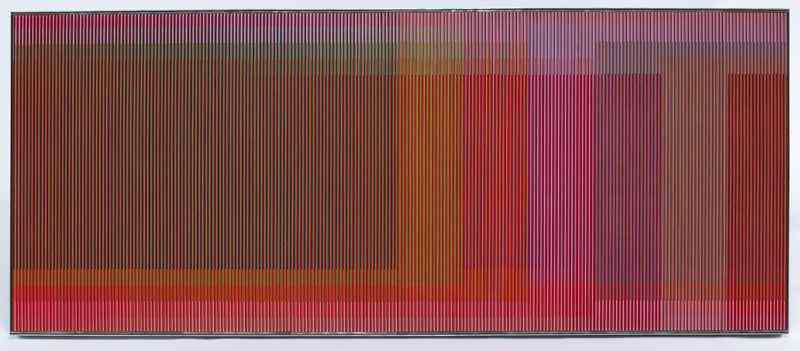 Appraisal: Carlos Cruz-Diez ''Physichromie no '' extrudedPVC Casein Plaka and acrylic