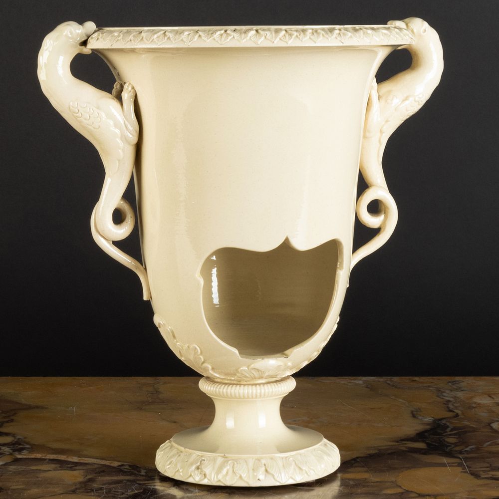 Appraisal: English Creamware Vessel Unmarked x x in The Neoclassicist Niall