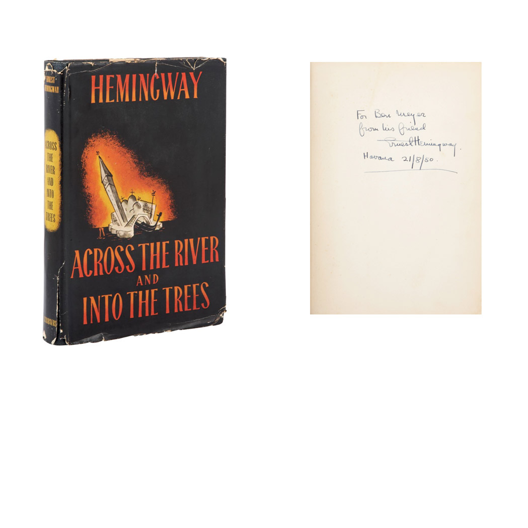 Appraisal: HEMINGWAY ERNEST Across the River and Into the Trees New