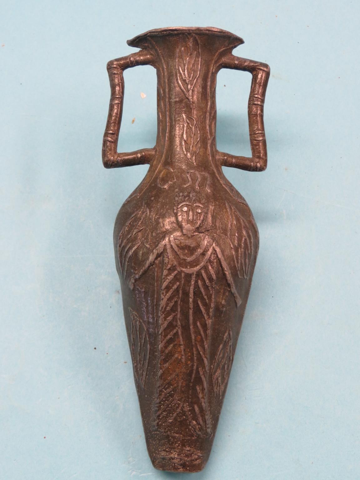 Appraisal: A Billy and Charley ampulla two-handled and cast with full