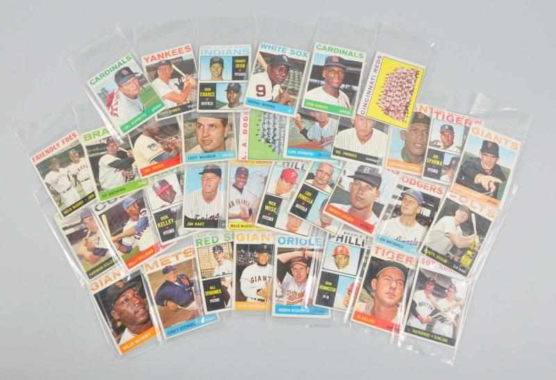 Appraisal: Lot of Topps Baseball Cards Description Includes Richie Allen Rookie