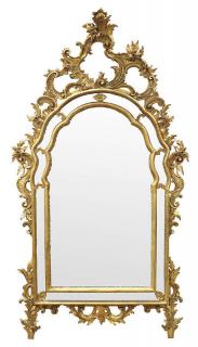 Appraisal: Italian Rococo style overmantle mirror Italian Rococo style overmantle mirror