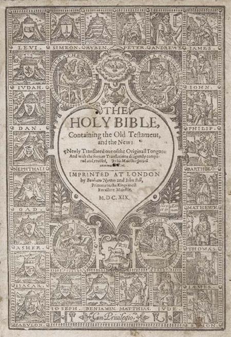 Appraisal: Holy Bible London Bonham Norton and John Bill New Testament