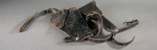 Appraisal: Two US-Marked Holsters Tanker's holster in black and holster for