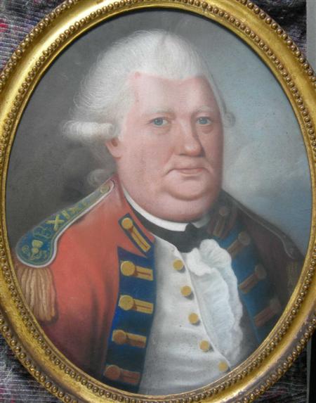 Appraisal: EIGHTEENTH CENTURY ENGLISH SCHOOL PORTRAIT OF COLONEL DONALD MACDONALD LATE