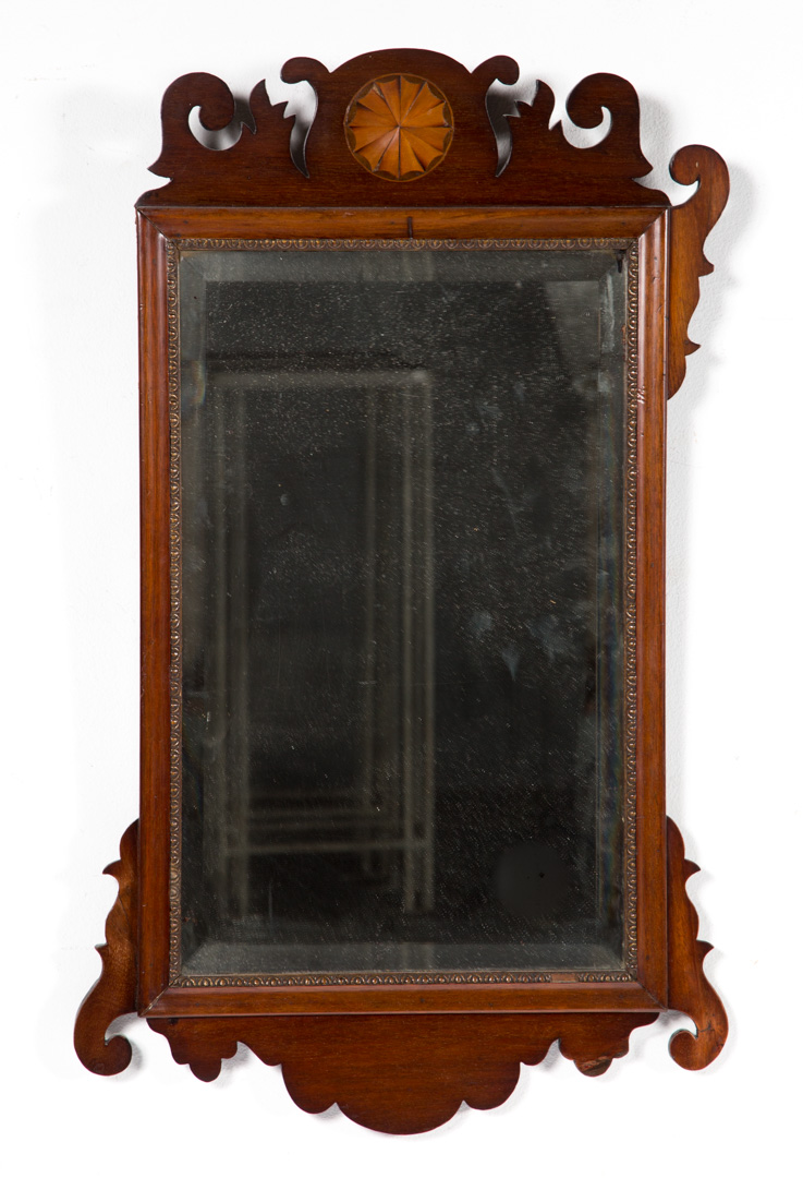 Appraisal: Chippendale style wall mirror Undernumber