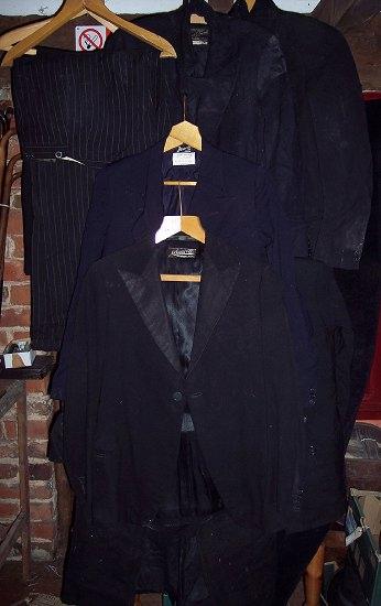 Appraisal: A quantity of gentlemen's clothing suits etc two boxes