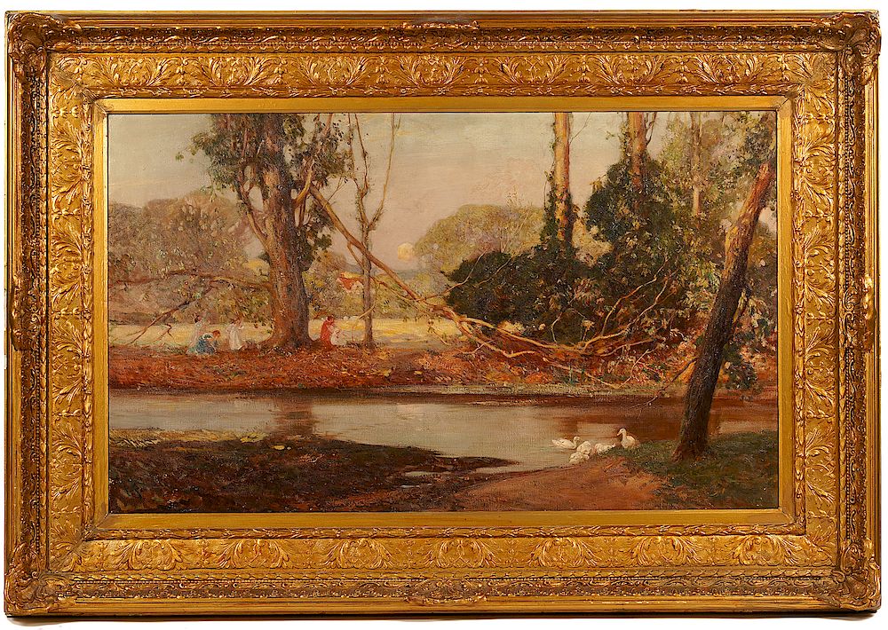 Appraisal: Harry Watson English Landscape Oil Painting Harry Watson U K