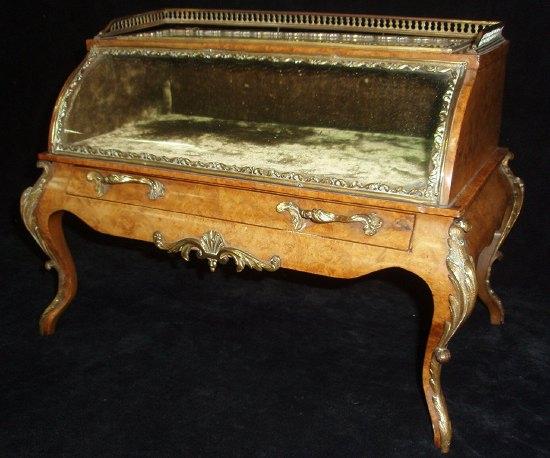 Appraisal: A Louis XVI style burr walnut and gilt metal mounted