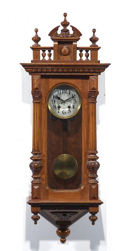 Appraisal: Vienna wall clock t Vienna wall clock time and strike