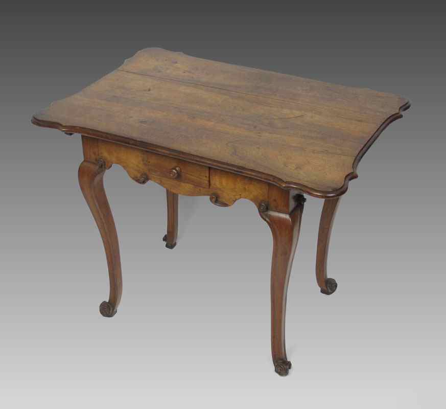 Appraisal: TH CENTURY EUROPEAN CUSTOM GAMING TABLE Single dovetail on sides