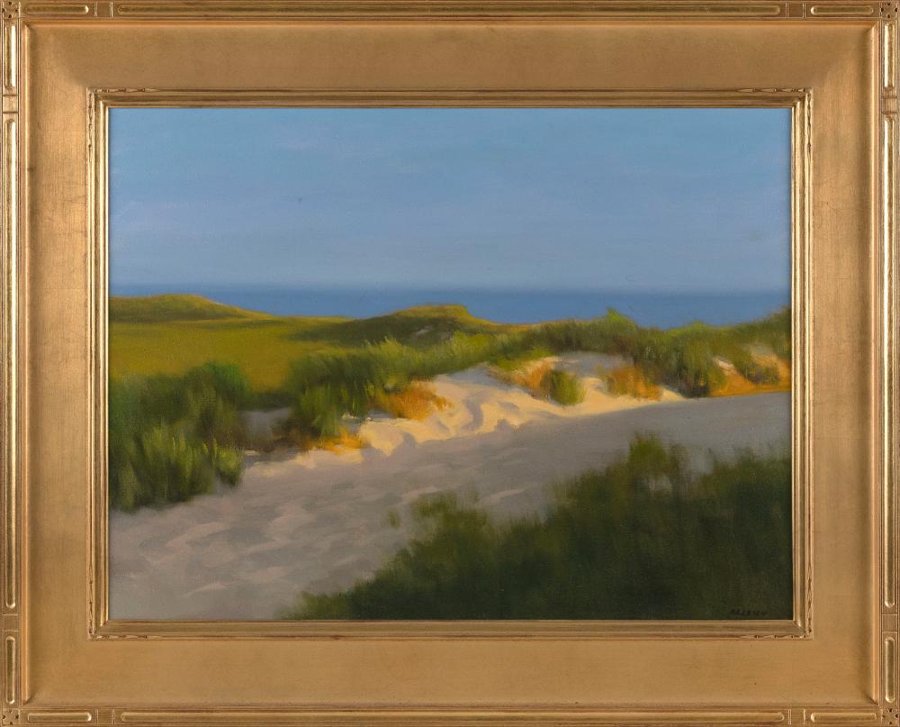 Appraisal: STEVEN ALLRICH MASSACHUSETTS B SHADOWS ON THE DUNES OIL ON