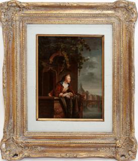 Appraisal: ABRAHAM VAN STRY THE ELDER OIL ON BEVELLED WOOD ABRAHAM