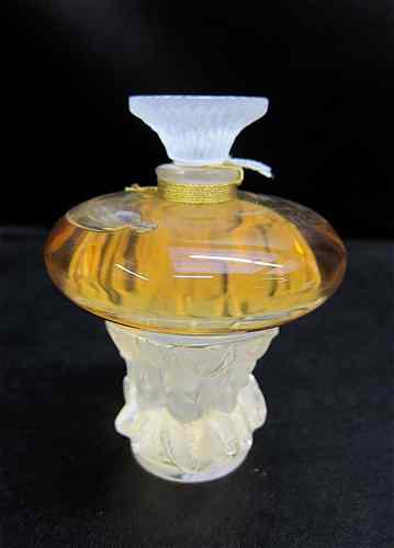 Appraisal: LALIQUE ''LES SIRENES'' FLACON COLLECTION PERFUME edition clear and frosted