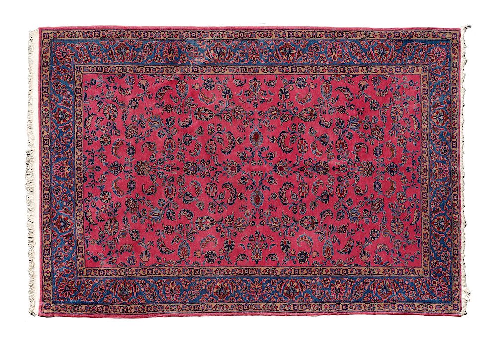 Appraisal: A Kashan Manchester Wool Rug A Kashan Manchester Wool Rug