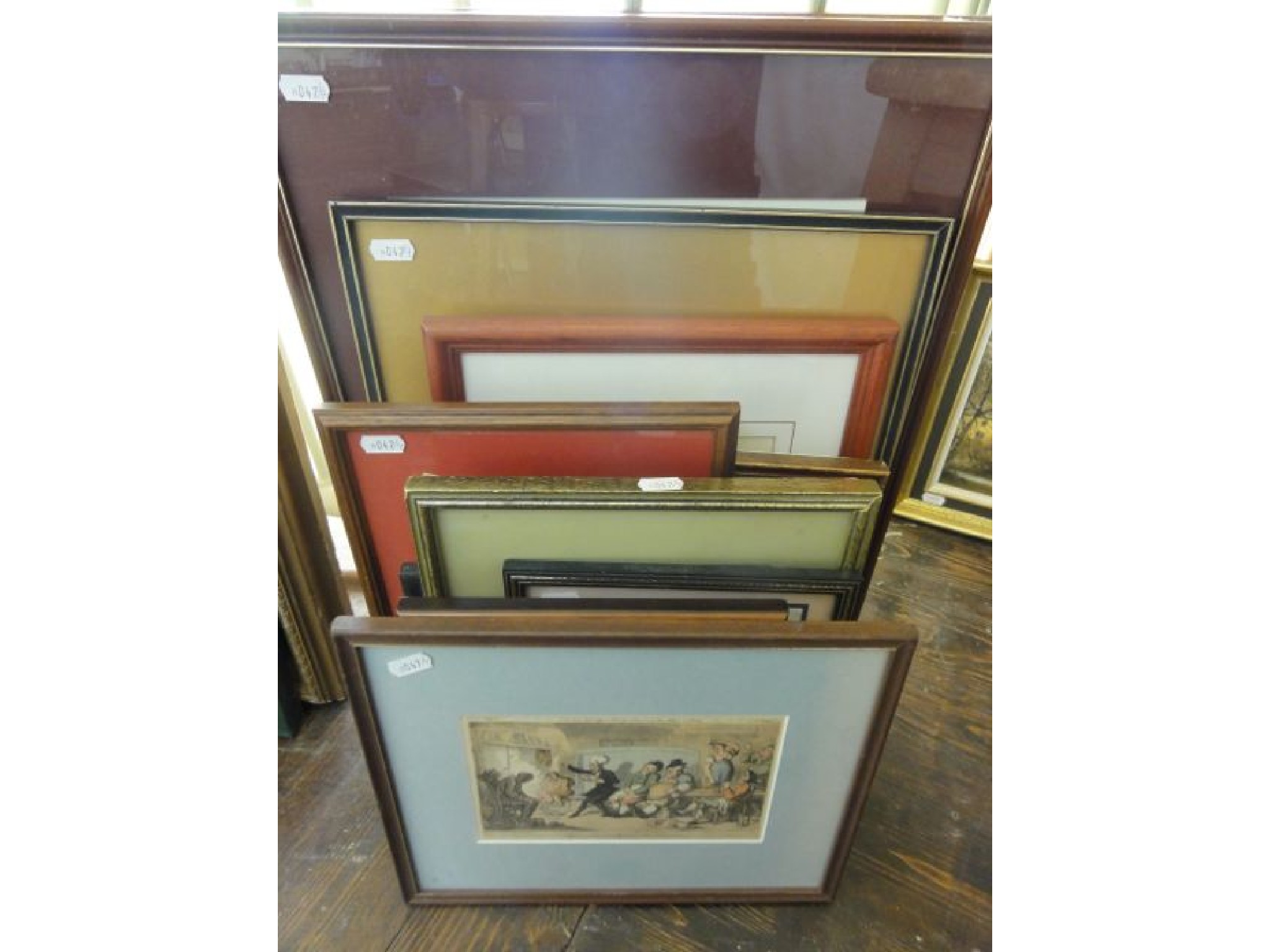 Appraisal: A collection of coloured prints including a pair of nursery