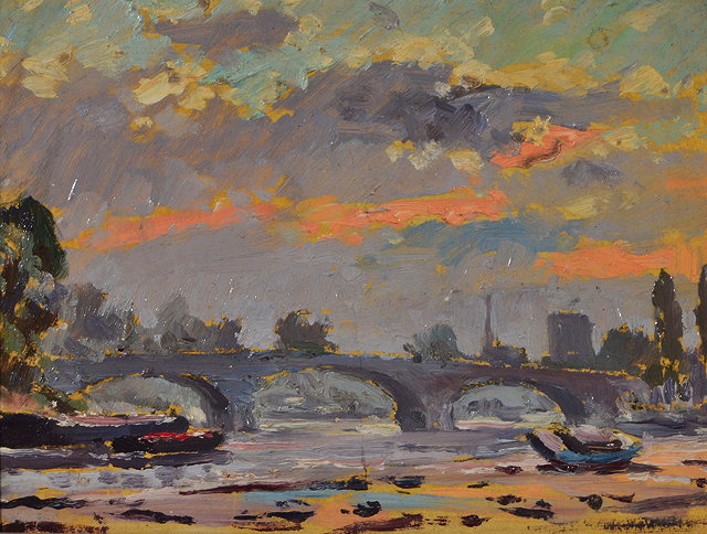 Appraisal: HUGH BOYCOTT BROWN - Kew Bridge on the Thames London