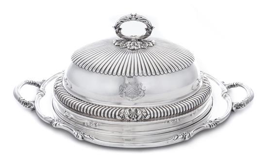 Appraisal: Sale Lot An English Silver-Plate Cloche Matthew Boulton Sheffield th