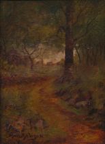 Appraisal: David Dawson Continental C Late th Century Charming forest scene