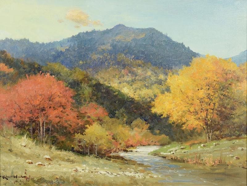 Appraisal: Robert Wood O C Smoky Mtn Landscape Robert William Wood