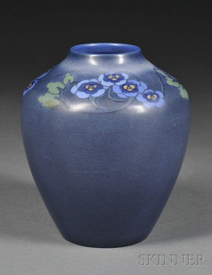 Appraisal: Rookwood Vase Decorated pottery Lorinda Epply Cincinnati Ohio Matte glazed