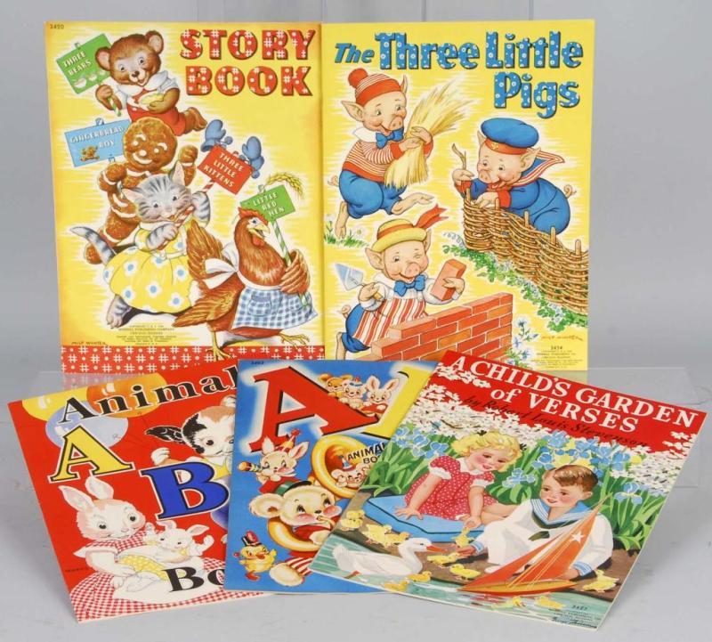 Appraisal: Lot of Story and Coloring Books Description Includes ABC Animal