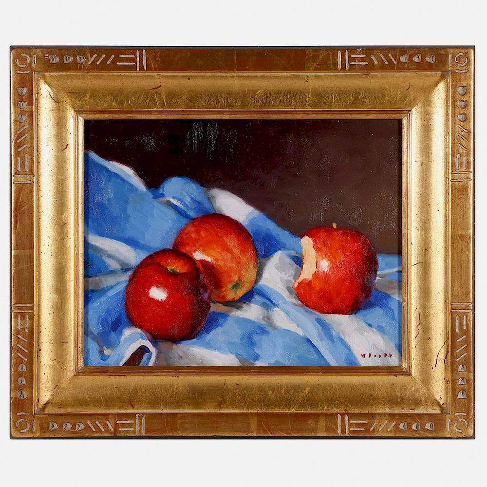 Appraisal: Gregory Hull born Artist Gregory Hull born Title Forbidden Fruit