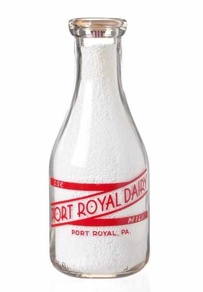 Appraisal: Port Royal Dairy Milk Bottle Description Port Royal PA Condition