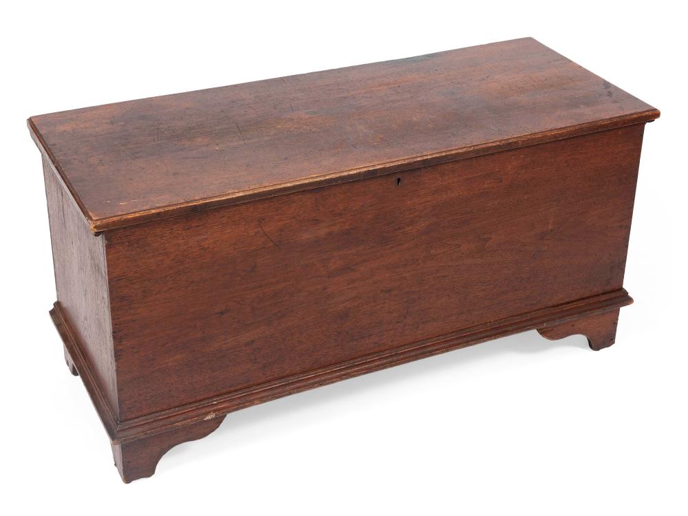 Appraisal: SIX-BOARD LIFT-TOP BLANKET CHEST AMERICA TH CENTURY HEIGHT WIDTH DEPTH