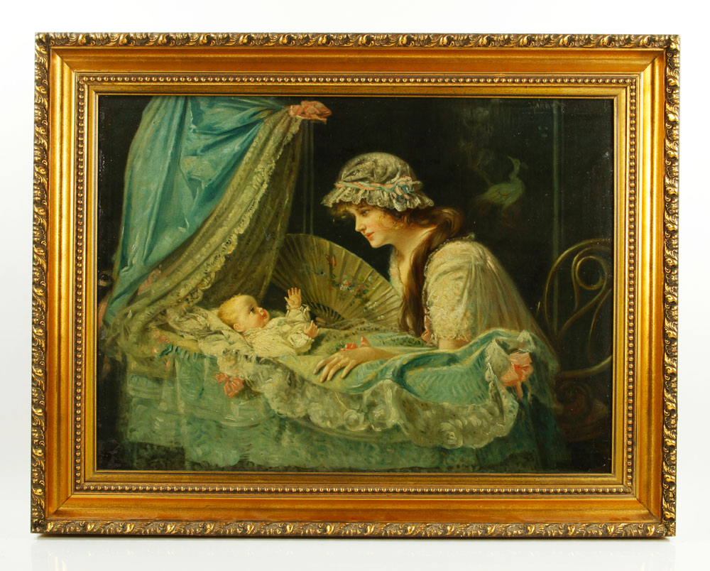 Appraisal: - Roseland Mother and Child O C Harry Roseland American