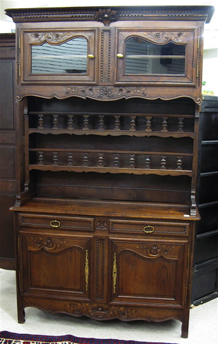 Appraisal: NORMANDY OAK VASSALIER French c The top section has a