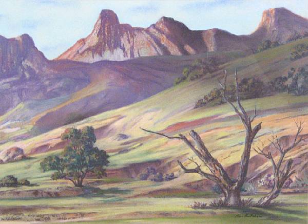 Appraisal: Ben Kutcher American - A Spring Mountain Landscape signed 'Ben