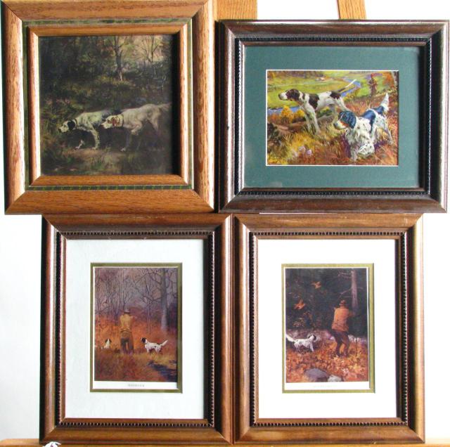 Appraisal: Group Of Four Sporting Prints Including F Kenwood Giles Australia